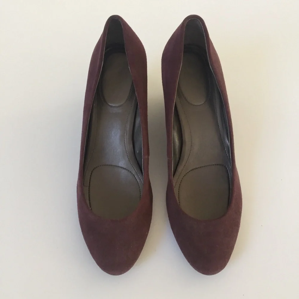 Calvin Klein Yana Suede Wedge Heel